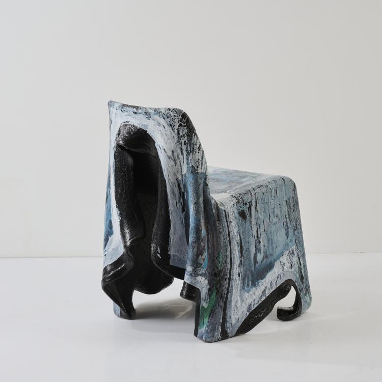 Bild 2 zu Objekt, Chair 'Benetton - Oliviero Toscani, c. 1993, Beata B&auml;r,Hartmut Knell,Gerhard B&auml;r, B&auml;r & Knell, Bad Wimpfen, 178B 904