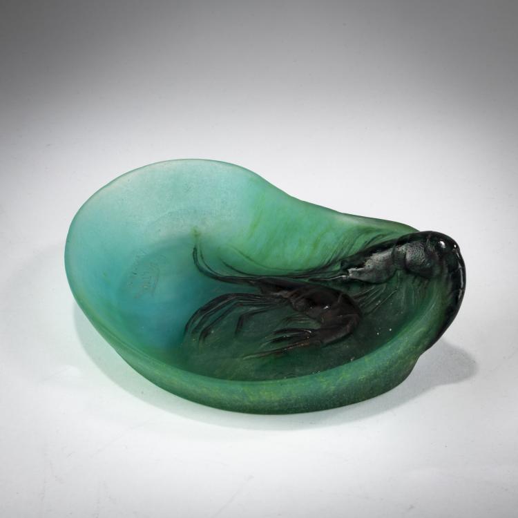 Hauptbild zu Objekt, Vide-poches 'Langoustine', c. 1925, Henri Berg&eacute;, Walter, Amalric, Nancy, 178A 178