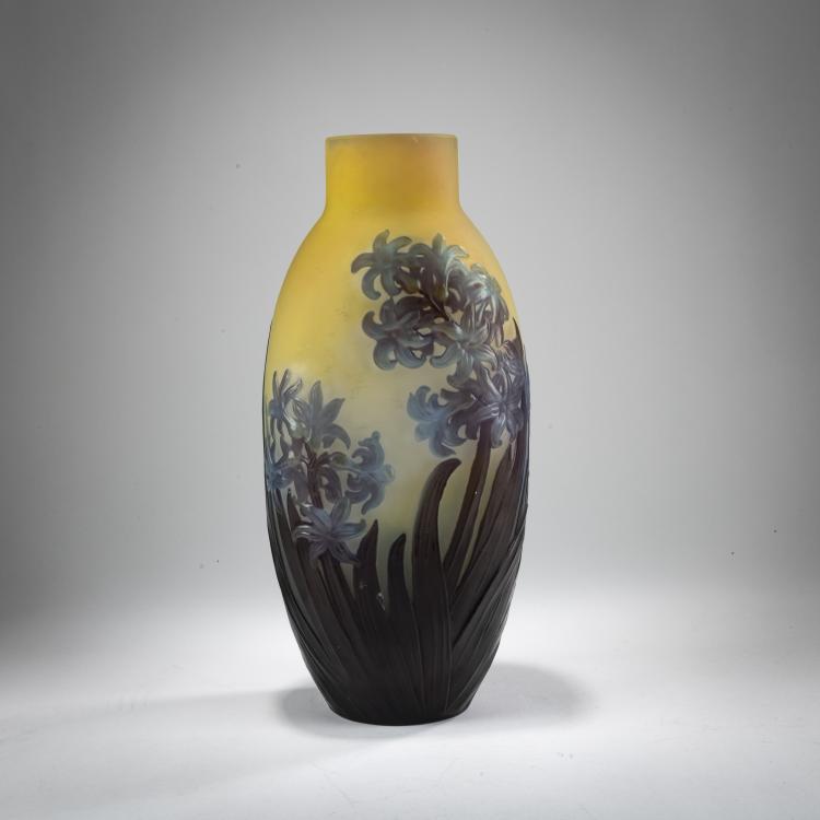 Hauptbild zu Objekt, Souffl&eacute;-Vase 'Jacinthe', 1925-36, Emile Gall&eacute;, Gall&eacute;, Nancy, 178A 118