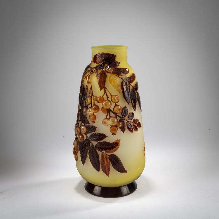 Bild 1 zu Objekt, Souffl&eacute;-Vase 'Sorbiers', 1925-36, Emile Gall&eacute;, Gall&eacute;, Nancy, 178A 119