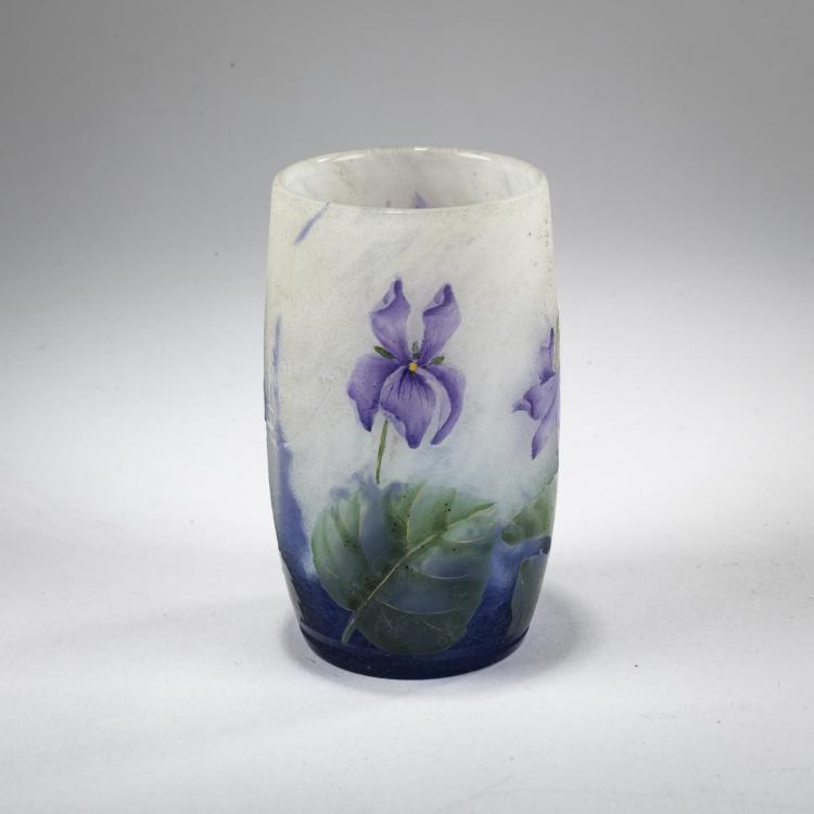 Bild 1 zu Objekt, Kleine Vase 'Violettes', um 1905, Daum Fr&egrave;res, Nancy, 178A 22