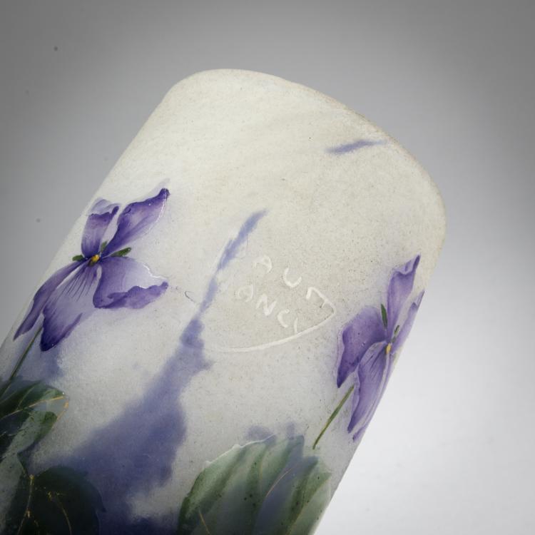 Bild 2 zu Objekt, Kleine Vase 'Violettes', um 1905, Daum Fr&egrave;res, Nancy, 178A 22
