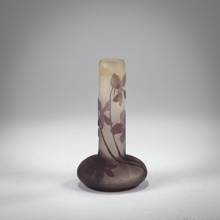 Hauptbild zu Objekt, Vase 'Violettes', 1908-20, Emile Gall&eacute;, Gall&eacute;, Nancy, 178A 83