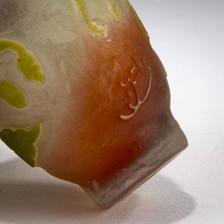 Bild 2 zu Objekt, Small Vase '&Eacute;rable &agrave; feuilles de fr&ecirc;ne', 1905-08, Emile Gall&eacute;, Gall&eacute;, Nancy, 178A 74