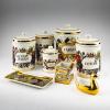 Five jars and a collection of containers, 1960s (design)