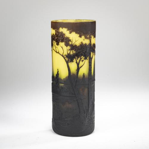 Vase 'Paysage lacustre', um 1910