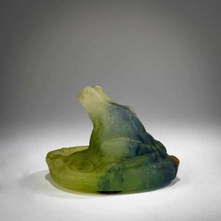Bild 1 zu Objekt, Paperweight 'Grenouille', c. 1909, Amalric Walter, Daum Fr&egrave;res, Nancy, 178A 25