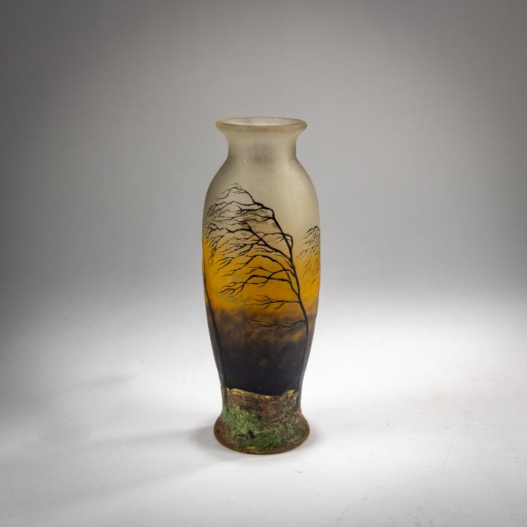 Hauptbild zu Objekt, Vase 'Branches tortur&eacute;es', um 1920, Muller Fr&egrave;res, Lun&eacute;ville, 178A 148