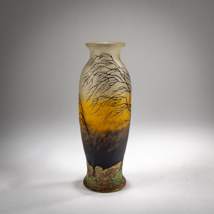 Bild 1 zu Objekt, Vase 'Branches tortur&eacute;es', um 1920, Muller Fr&egrave;res, Lun&eacute;ville, 178A 148