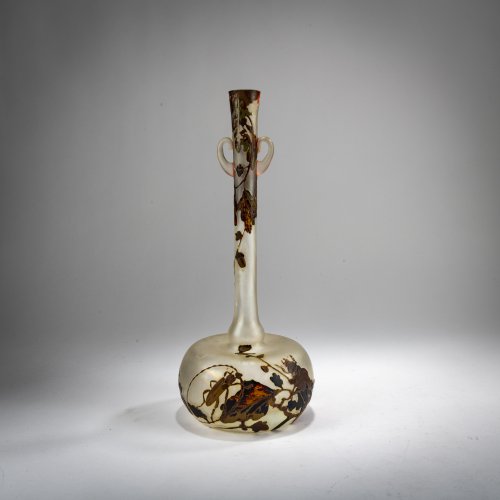 Vase with handles 'Feuilles de Chêne avec Capricorne du Chêne', c. 1910