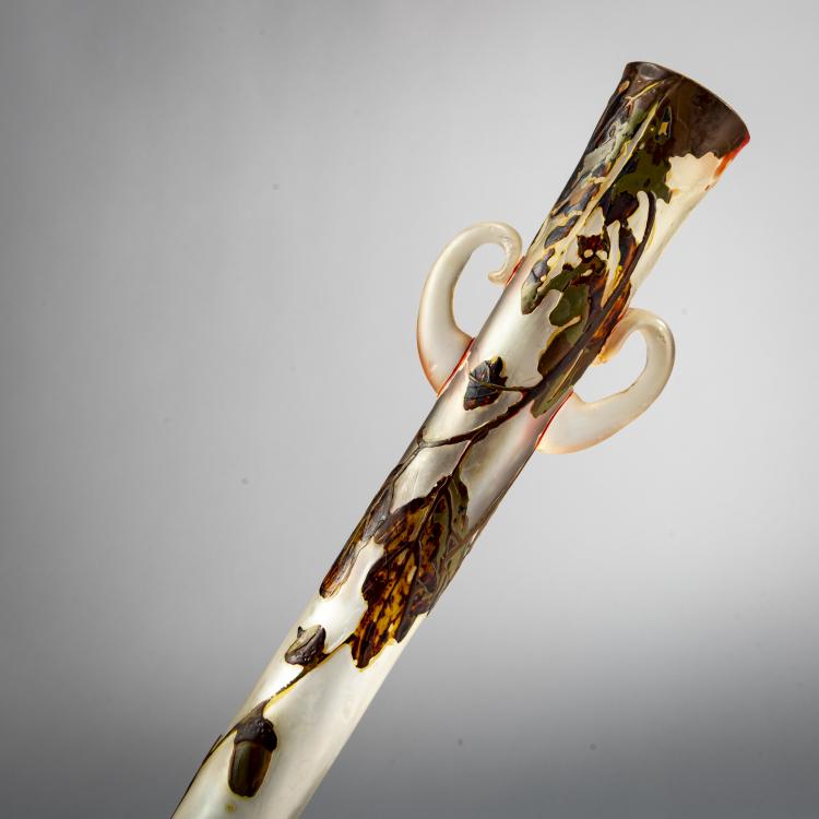 Bild 4 zu Objekt, Henkelvase 'Feuilles de Ch&ecirc;ne avec Capricorne du Ch&ecirc;ne', um 1910, Muller Fr&egrave;res, Lun&eacute;ville, 178A 147