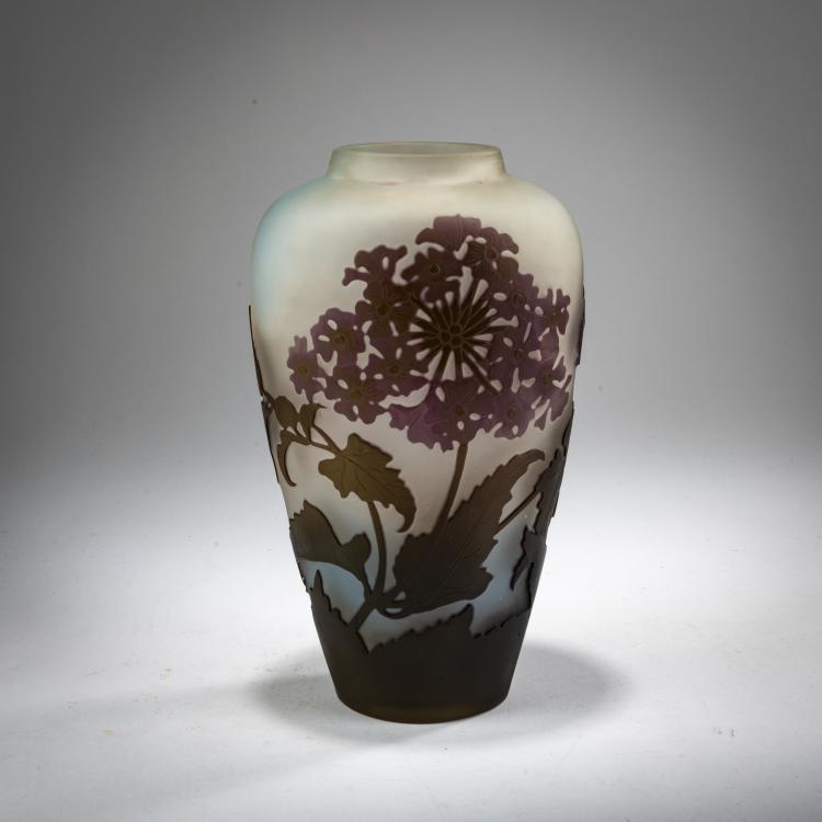 Hauptbild zu Objekt, Vase 'Primev&egrave;res', 1905-08, Emile Gall&eacute;, Gall&eacute;, Nancy, 178A 76