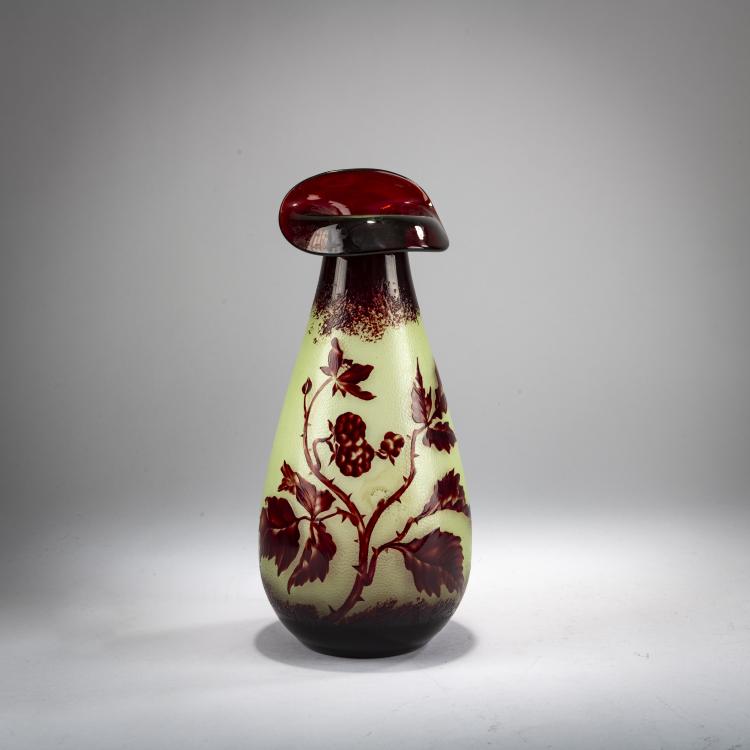 Hauptbild zu Objekt, Vase 'M&ucirc;res', 1889-96, Vallerysthal et Portieux, Verreries r&eacute;unies de, 178A 174