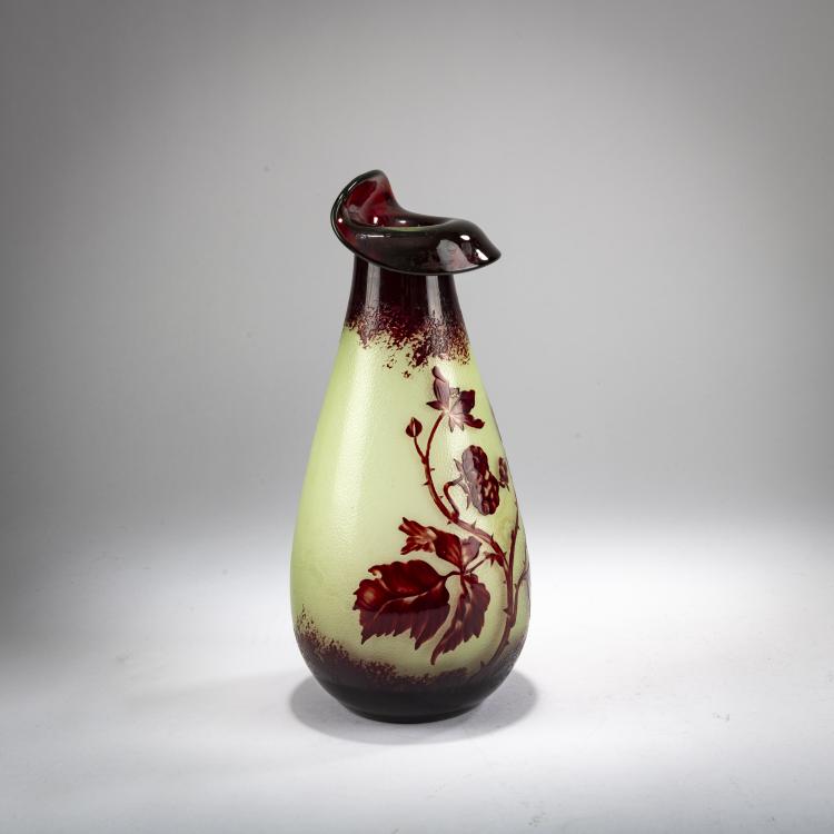 Bild 1 zu Objekt, Vase 'M&ucirc;res', 1889-96, Vallerysthal et Portieux, Verreries r&eacute;unies de, 178A 174