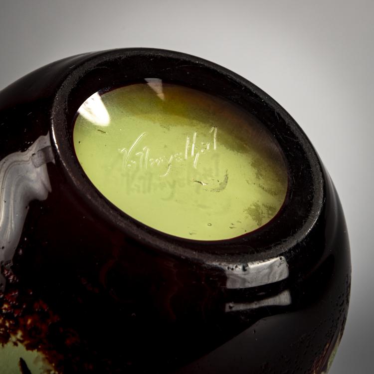 Bild 3 zu Objekt, Vase 'M&ucirc;res', 1889-96, Vallerysthal et Portieux, Verreries r&eacute;unies de, 178A 174