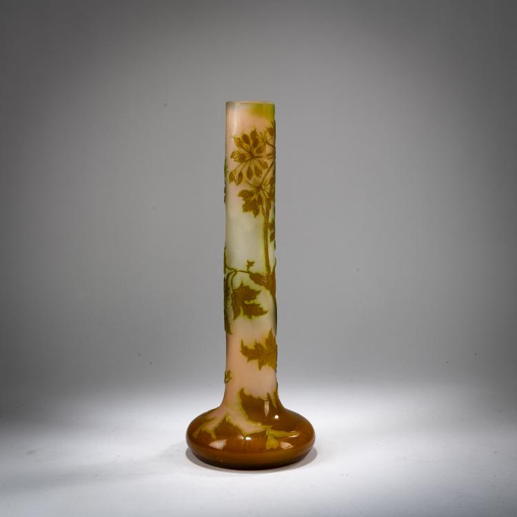 Bild 1 zu Objekt, Tall Vase 'Berce de pr&eacute;', 1908-20, Emile Gall&eacute;, Gall&eacute;, Nancy, 178A 89