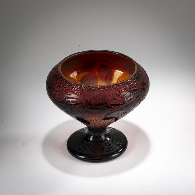 Bild 1 zu Objekt, Aufsatzschale 'Roses', um 1925-30, Paul Nicolas, Nicolas, Paul, Nancy, 178A 160