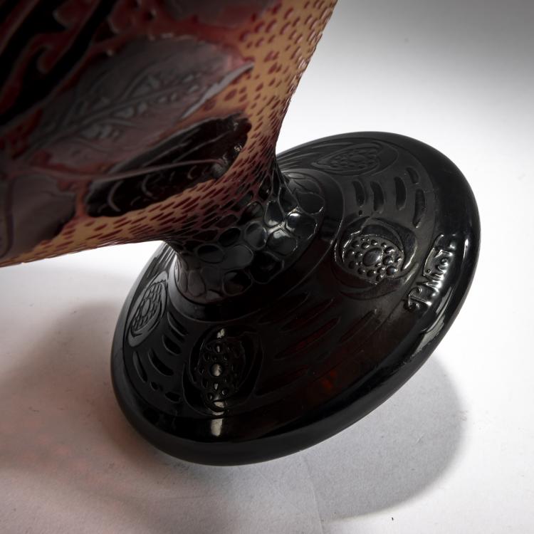 Bild 3 zu Objekt, Aufsatzschale 'Roses', um 1925-30, Paul Nicolas, Nicolas, Paul, Nancy, 178A 160