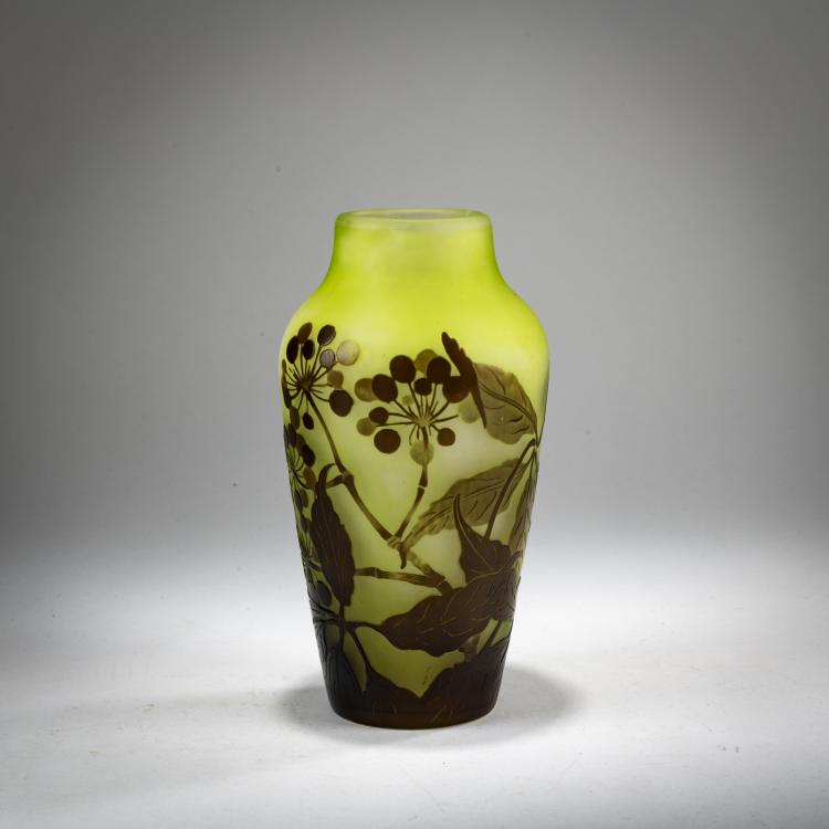 Hauptbild zu Objekt, Vase 'Ombelles', 1920-24, Emile Gall&eacute;, Gall&eacute;, Nancy, 178A 102