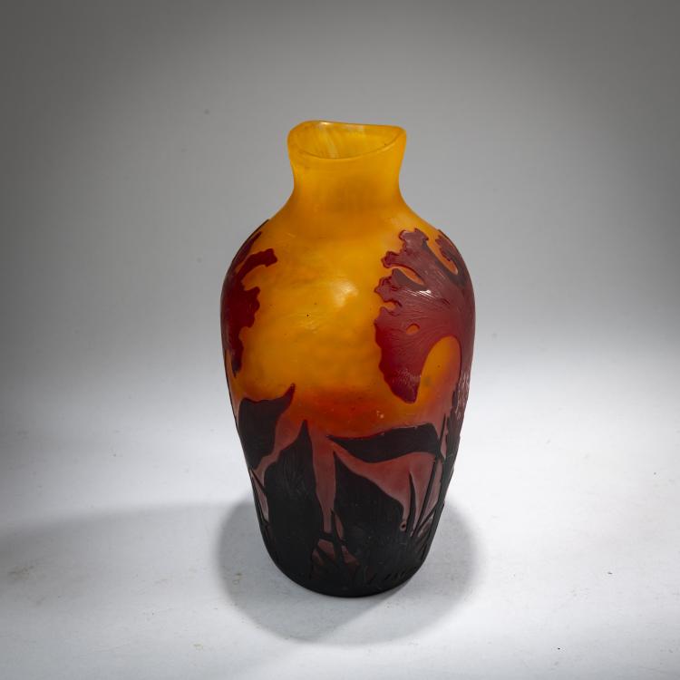 Bild 3 zu Objekt, Vase 'Cr&ecirc;te de Coq', um 1913, Daum Fr&egrave;res, Nancy, 178A 40