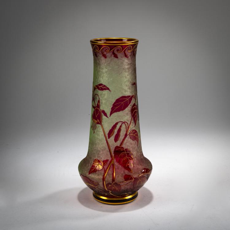 Hauptbild zu Objekt, Vase, um 1900, Saint-Louis, Cristallerie de, Saint-Louis-l&egrave;s-Bitche, 178A 164