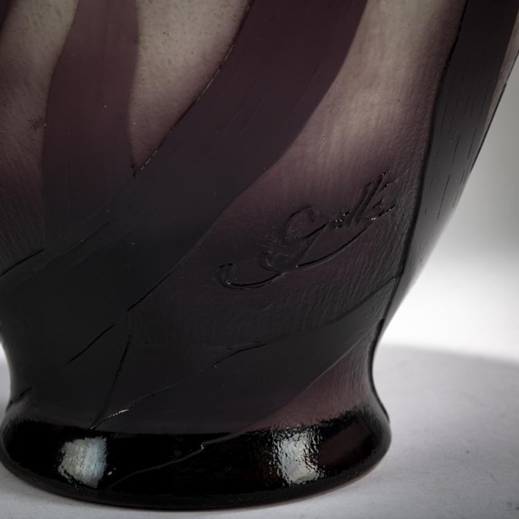 Bild 2 zu Objekt, Large vase 'Iris' with gilded bronze mounting, c. 1898, Emile Gall&eacute;, Gall&eacute;, Nancy, 178A 66