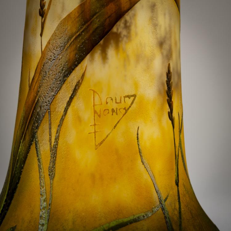 Bild 2 zu Objekt, Gro&szlig;e Vase 'Orchid&eacute;es, orchis', 1905-10, Daum Fr&egrave;res, Nancy, 178A 18