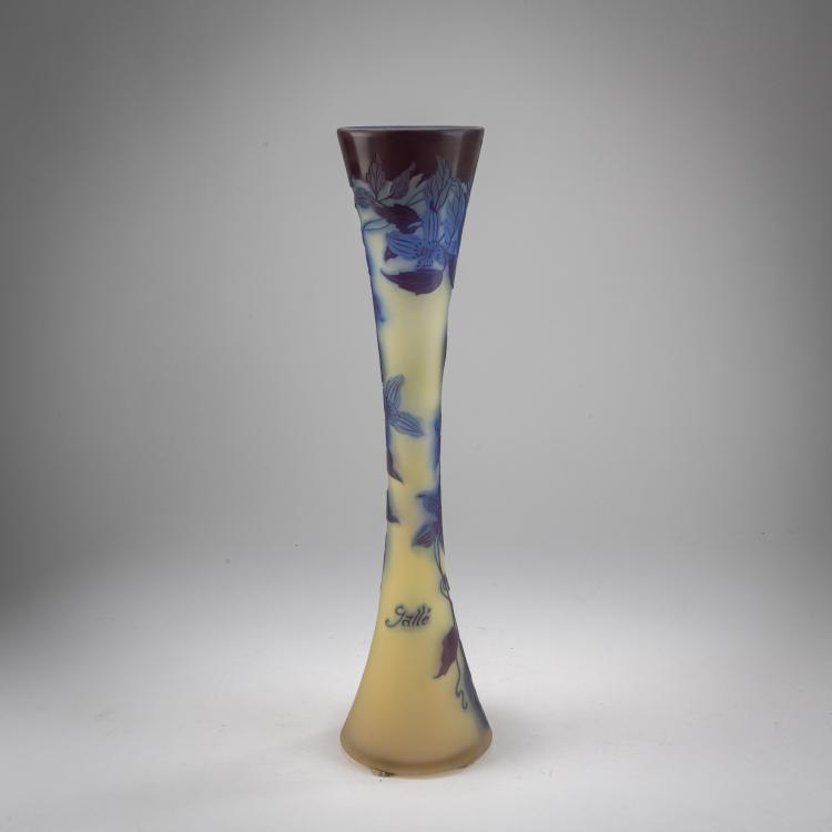 Bild 1 zu Objekt, Tall Vase 'Cl&eacute;matites', 1920-36, Emile Gall&eacute;, Gall&eacute;, Nancy, 178A 111