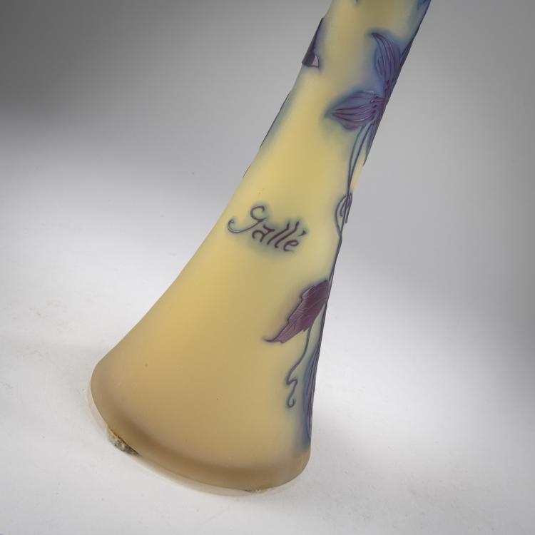 Bild 3 zu Objekt, Tall Vase 'Cl&eacute;matites', 1920-36, Emile Gall&eacute;, Gall&eacute;, Nancy, 178A 111