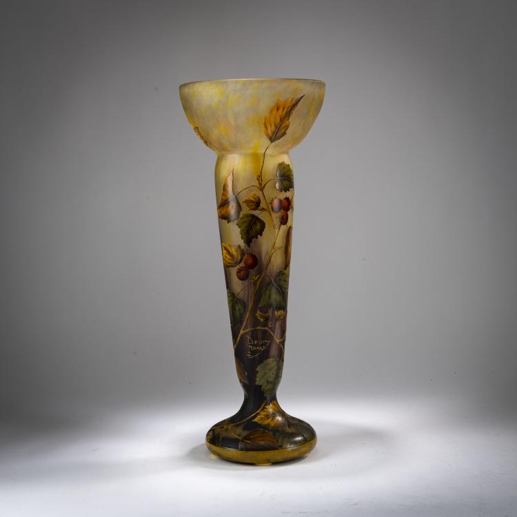 Bild 1 zu Objekt, Gro&szlig;e Vase 'Pommes d'api', 1905-10, Daum Fr&egrave;res, Nancy, 178A 19