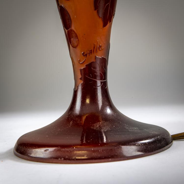 Bild 4 zu Objekt, Table light 'Vigne vierge', 1920-36, Emile Gall&eacute;, Gall&eacute;, Nancy, 178A 112