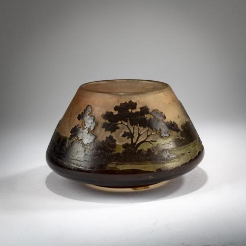 Cachepot 'Paysage lacustre', 1908-20