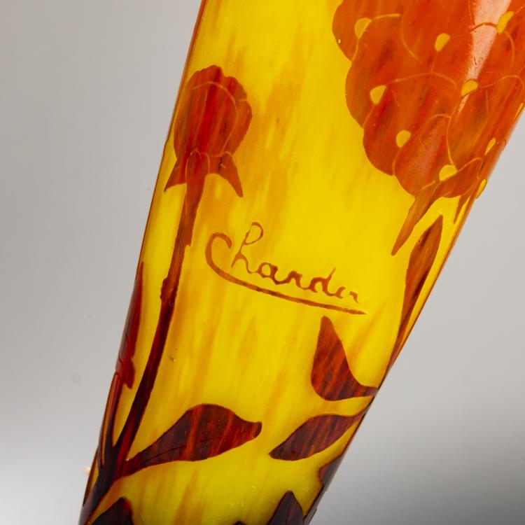 Bild 3 zu Objekt, Hohe Vase 'Pivoines', 1927-28, Charles Schneider, Schneider, Epinay-sur-Seine, 178A 170