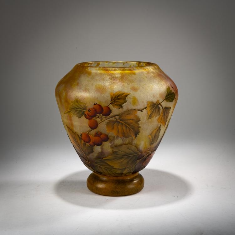 Hauptbild zu Objekt, Vase 'Pommes d'api', 1905-10, Daum Fr&egrave;res, Nancy, 178A 20