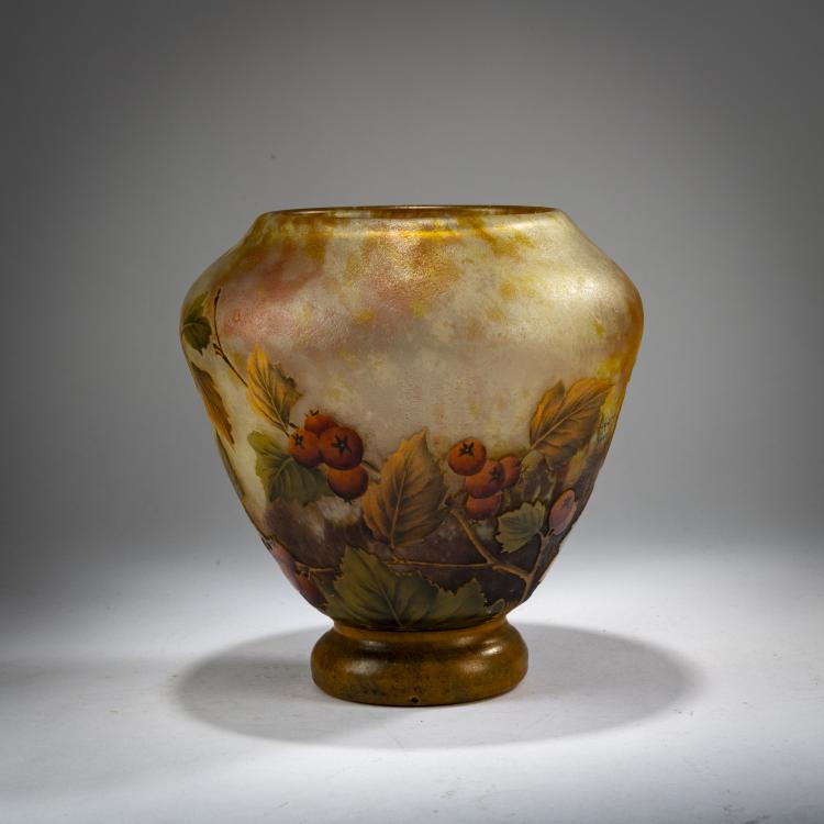 Bild 1 zu Objekt, Vase 'Pommes d'api', 1905-10, Daum Fr&egrave;res, Nancy, 178A 20