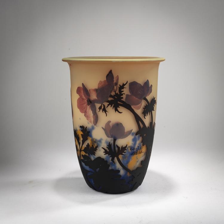 Bild 2 zu Objekt, Cachepot 'An&eacute;mones', um 1930, Muller Fr&egrave;res, Lun&eacute;ville, 178A 153