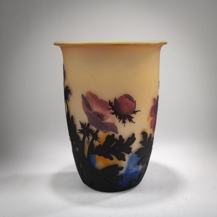 Bild 4 zu Objekt, Cachepot 'An&eacute;mones', um 1930, Muller Fr&egrave;res, Lun&eacute;ville, 178A 153