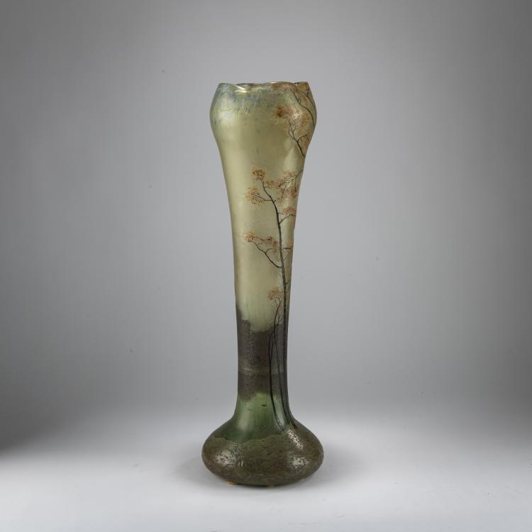 Bild 1 zu Objekt, Bodenvase 'Paysage', 1910-15, Legras & Cie., Saint-Denis, 178A 145