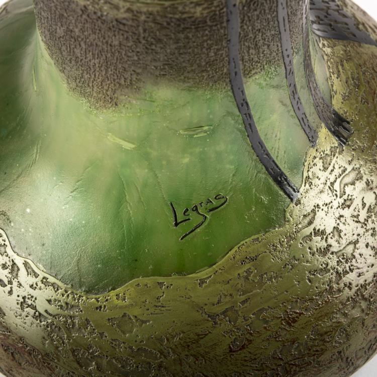 Bild 2 zu Objekt, Bodenvase 'Paysage', 1910-15, Legras & Cie., Saint-Denis, 178A 145