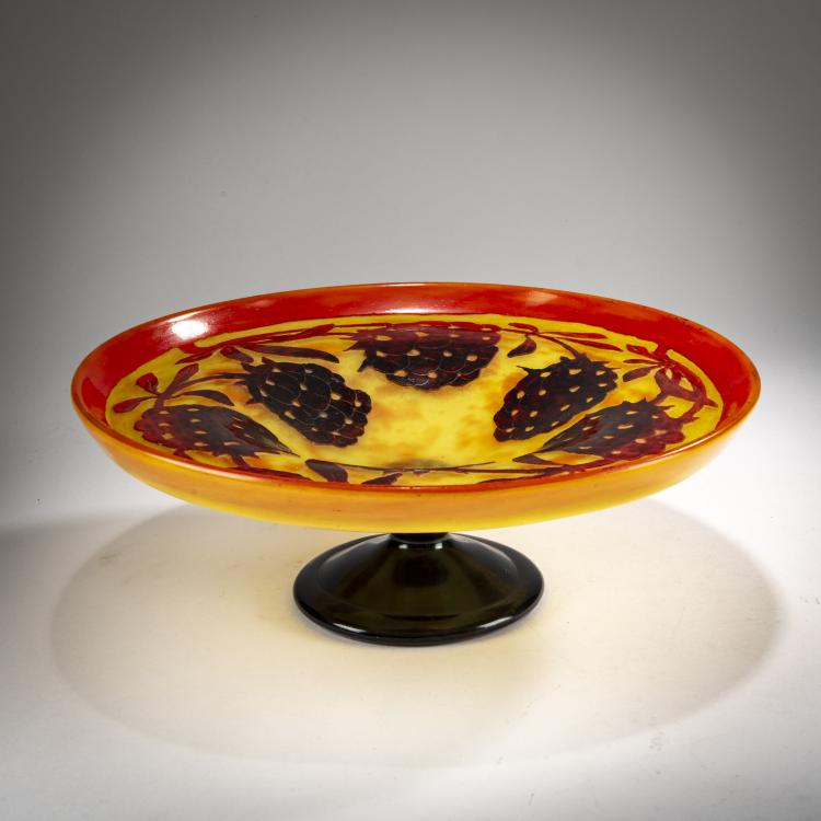 Hauptbild zu Objekt, Aufsatzschale 'Pivoines', 1927-28, Charles Schneider, Schneider, Epinay-sur-Seine, 178A 171