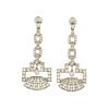 Pair of Art Deco earrings