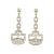 Pair of Art Deco earrings