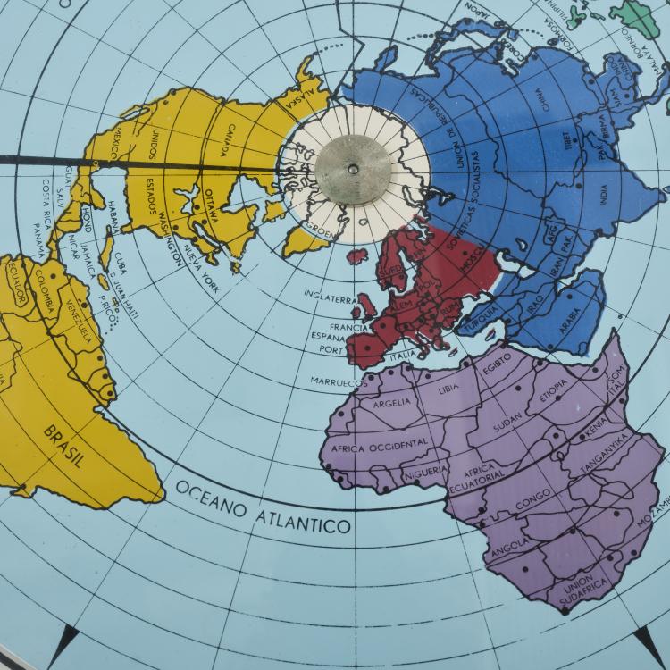 Bild 2 zu Objekt, Weltzeituhr f&uuml;r die Olympischen Spiele in Mexiko, 1968, Rex Mundi, Schweiz, 178B 607