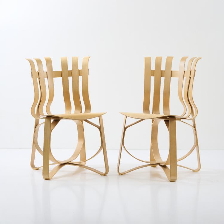 Bild 1 zu Objekt, Two chairs 'Hat Trick', 1990, Frank O. Gehry, Knoll International, USA, 178B 886