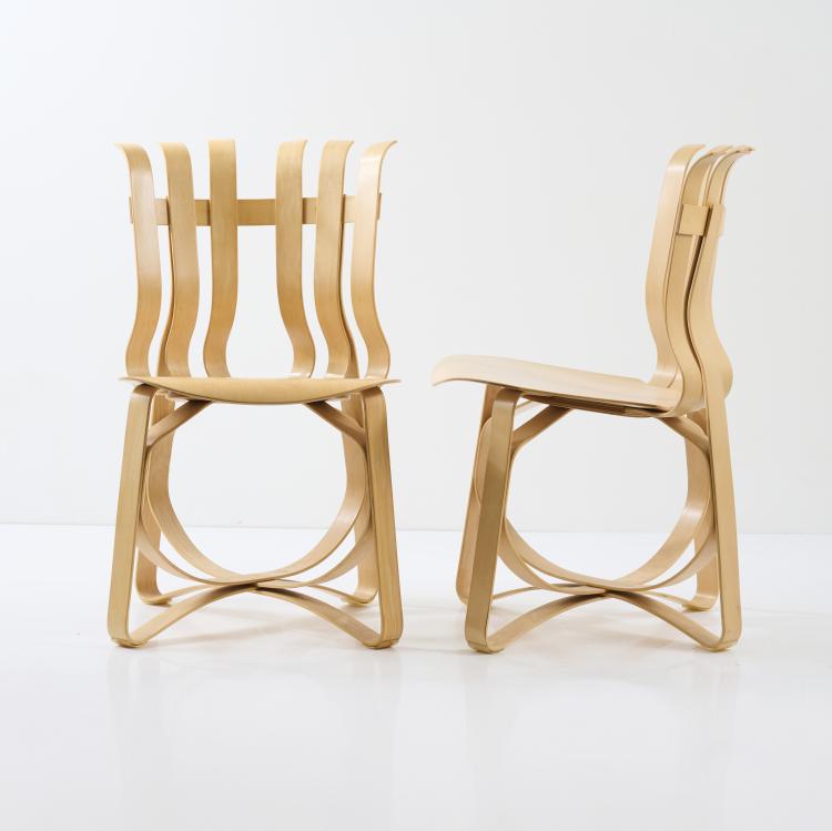 Bild 2 zu Objekt, Two chairs 'Hat Trick', 1990, Frank O. Gehry, Knoll International, USA, 178B 886