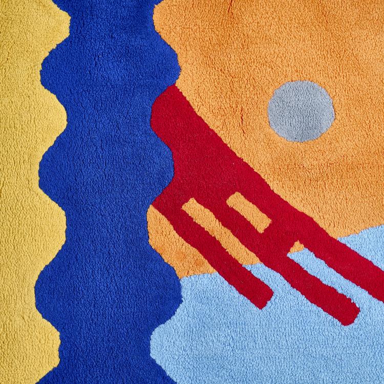 Bild 1 zu Objekt, Teppich, 1980er Jahre, Alessandro Guerriero, Italien, 178B 594