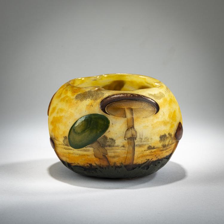 Hauptbild zu Objekt, Vase 'Champignons', 1907, Henri Berg&eacute;,&Eacute;mile Wirtz, Daum Fr&egrave;res, Nancy, 178A 24