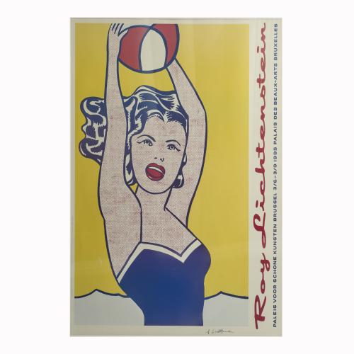 Ausstellungplakat 'Girl with Ball', 1995