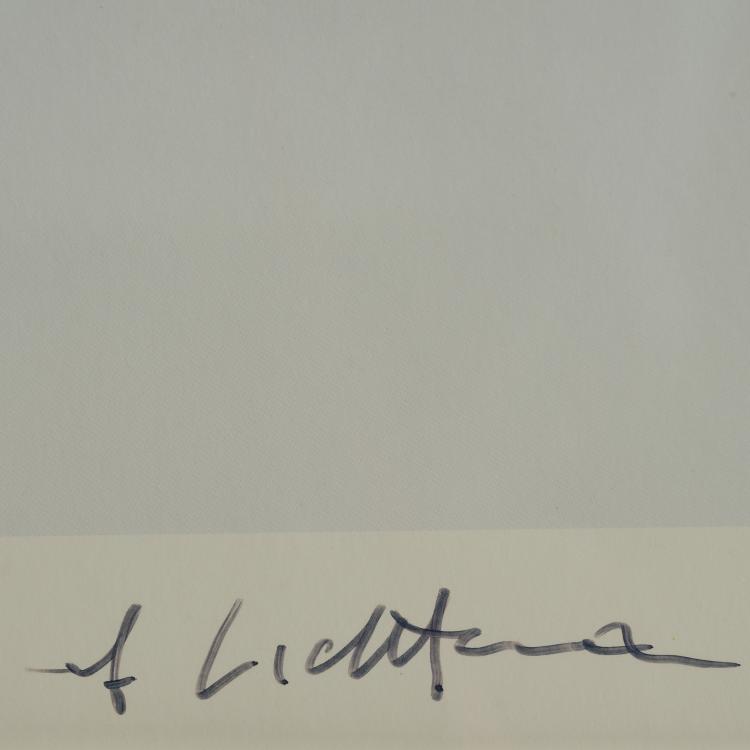 Bild 2 zu Objekt, Exhibition poster 'Girl with Ball', 1995, Roy Lichtenstein, 179C 655