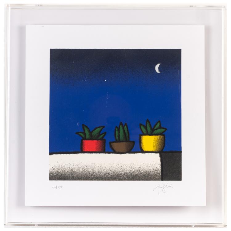 Hauptbild zu Objekt, Set of 4 graphics, 1990s, Tino Stefanoni, 179C 796